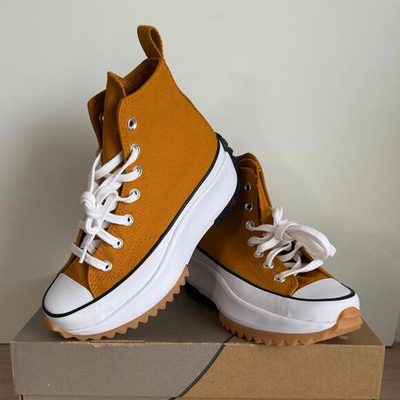 Converse Run Star Hike High Platform ‘Saffron’ Sneakers 168893C- SZ 4 M- 5.5 W main image 7